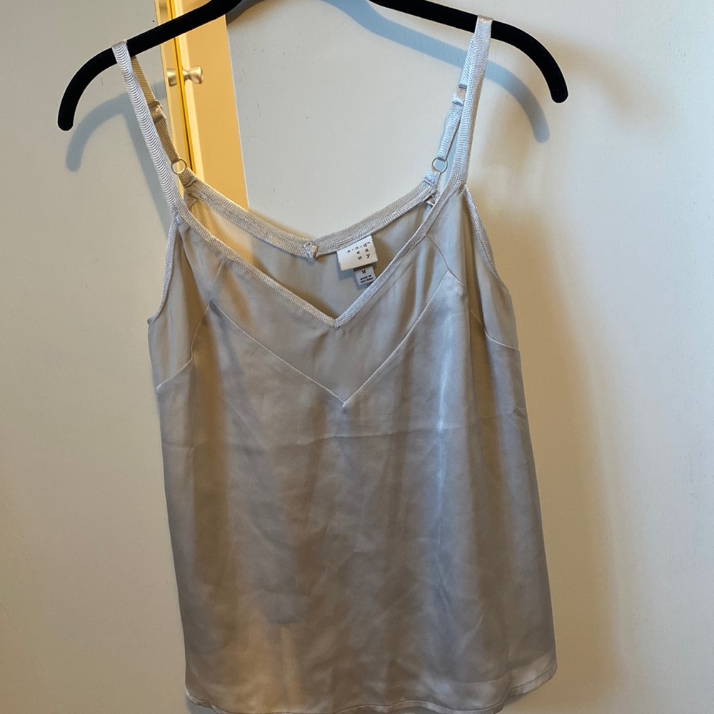Tan strap blouse